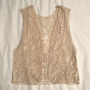 Lace Mini Vest